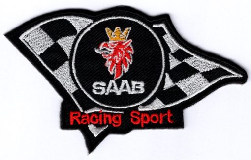 Saab Racing Sport stoffen opstrijk patch