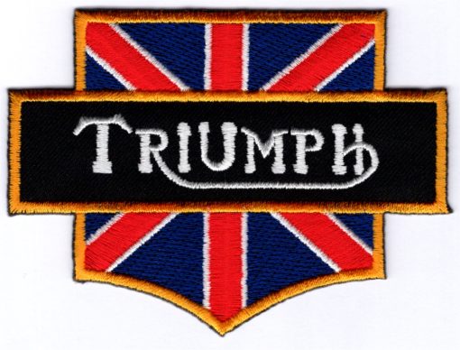 Triumph stoffen opstrijk patch