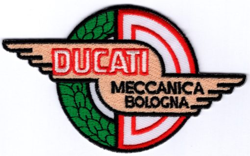 Ducati Meccanica Bologna stoffen opstrijk patch