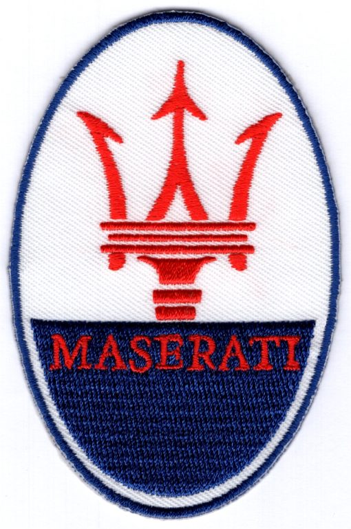 Maserati stoffen opstrijk patch