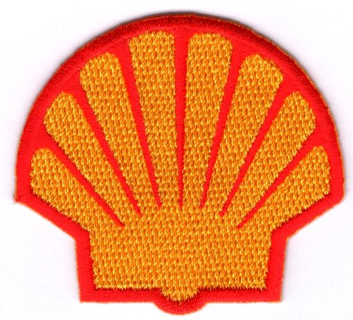 Shell stoffen opstrijk patch