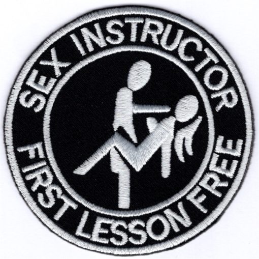Sex Instructor stoffen opstrijk patch