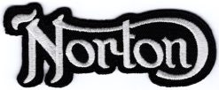 Norton stoffen opstrijk patch