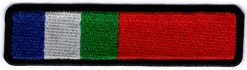 Molukse vlag stoffen opstrijk patch