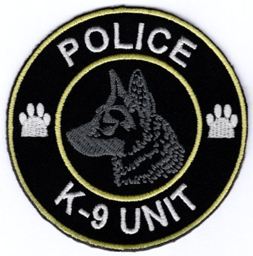 K9 Politie honden unit stoffen opstrijk patch