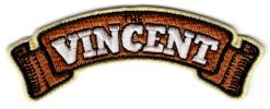 The Vincent stoffen opstrijk patch