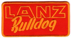 Lanz Bulldog Tractor stoffen opstrijk patch