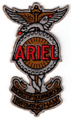 Ariel stoffen opstrijk patch