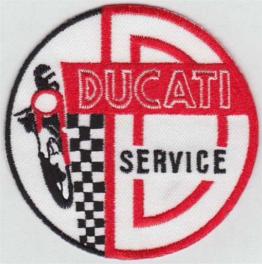 Ducati Service stoffen opstrijk patch