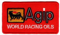 Patch thermocollant en tissu Agip World Racing Oils
