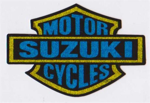 Suzuki schild metallic sticker