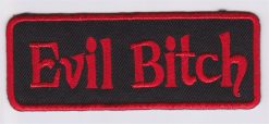 Evil Bitch  stoffen opstrijk patch