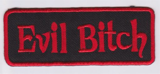 Evil Bitch  stoffen opstrijk patch
