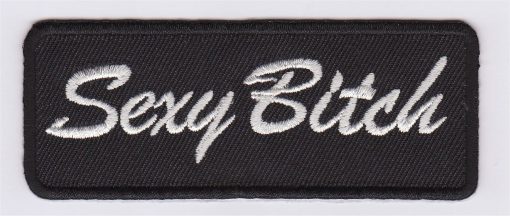 Sexy Bitch stoffen opstrijk patch