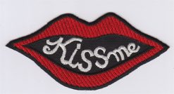 Kiss Me stoffen opstrijk patch