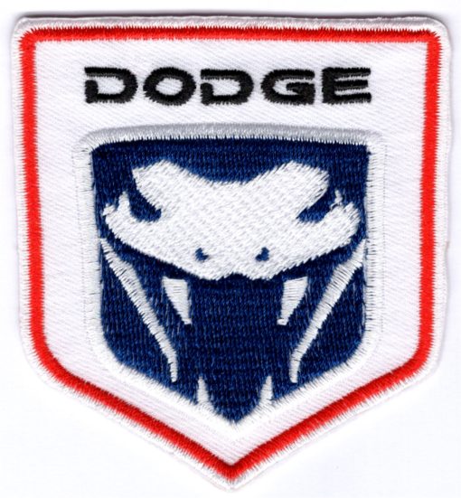 Dodge stoffen opstrijk patch