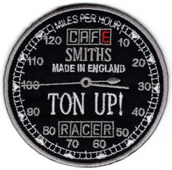 Cafe Racer Ton Up stoffen opstrijk patch