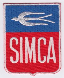 Simca stoffen opstrijk patch