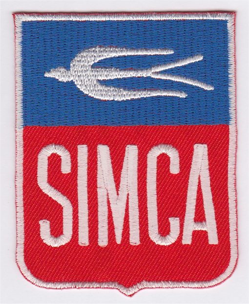 Simca stoffen opstrijk patch