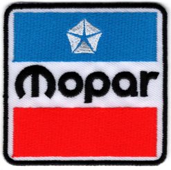 Aufnäher aus Mopar-Stoff zum Aufbügeln