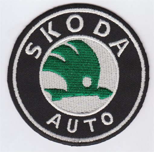 Skoda stoffen opstrijk patch