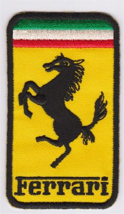Ferrari stoffen opstrijk patch