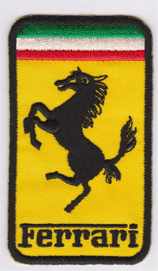 Ferrari stoffen opstrijk patch