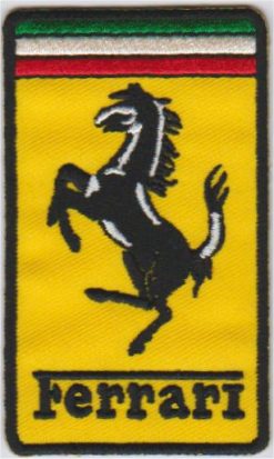 Ferrari stoffen opstrijk patch