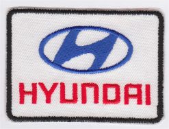 Hyundai stoffen opstrijk patch