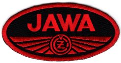 JAWA CZ stoffen opstrijk patch