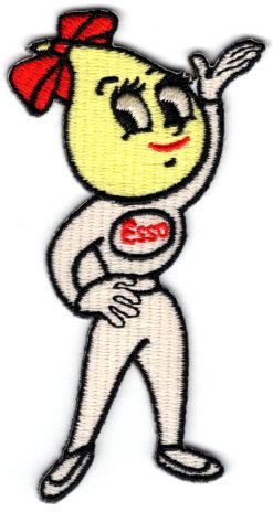 Esso Frau Applikation zum Aufbügeln