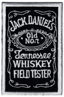 Jack Daniels Whiskey Field Tester stoffen opstrijk patch