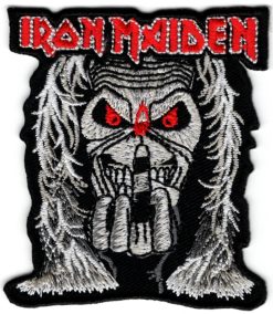 Iron Maiden Applikation zum Aufbügeln