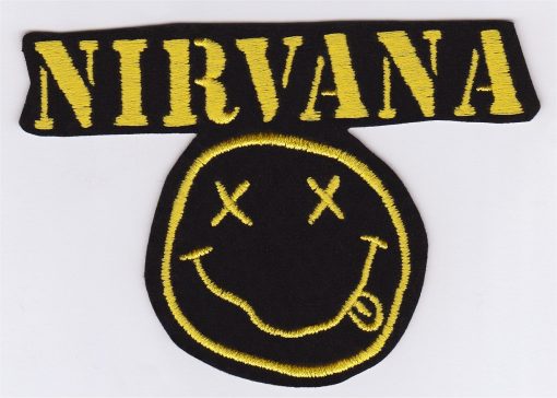 Aufnäher aus Nirvana-Stoff zum Aufbügeln