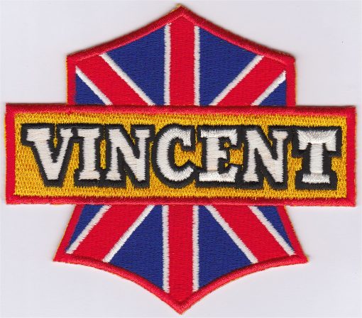 The Vincent stoffen opstrijk patch