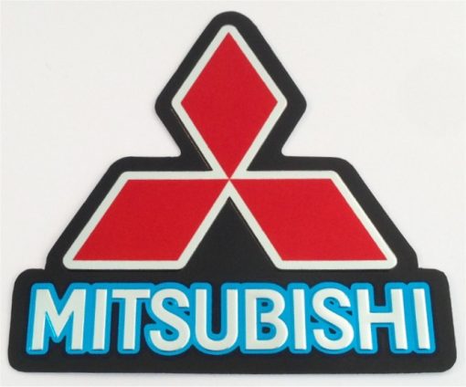 Autocollant métallique Mitsubishi