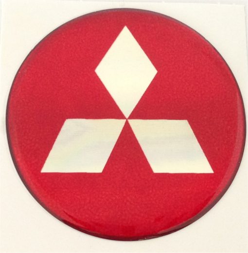 Sticker bombé 3D Mitsubishi