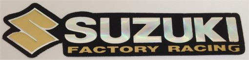 Suzuki Factory Racing Metallic-Aufkleber