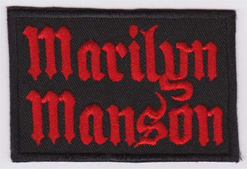 Marilyn Manson Applique Fer Sur Patch