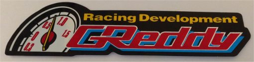 Greddy Racing Development metallic sticker