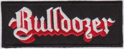 Bulldozer Applikation zum Aufbügeln