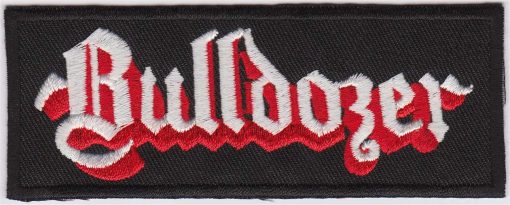 Bulldozer Applique Fer Sur Patch