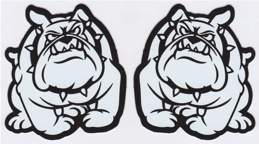 Bulldog-Aufkleber-Set
