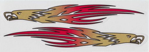 Ensemble d'autocollants Tribal Race Stripes