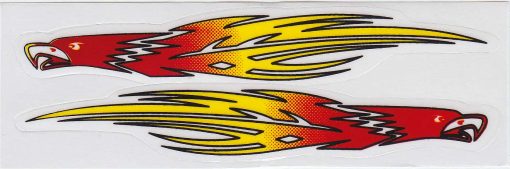 Ensemble d'autocollants Tribal Race Stripes