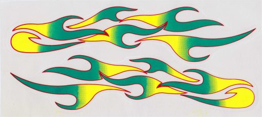 Ensemble d'autocollants Tribal Race Stripes