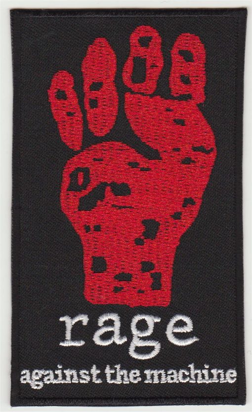 Rage Against the Machine Applikation zum Aufbügeln