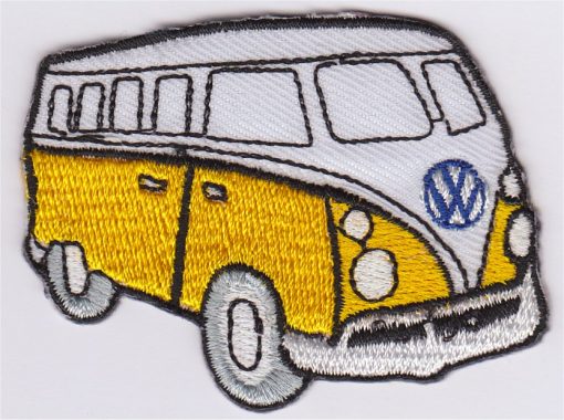 Minibus stoffen opstrijk patch