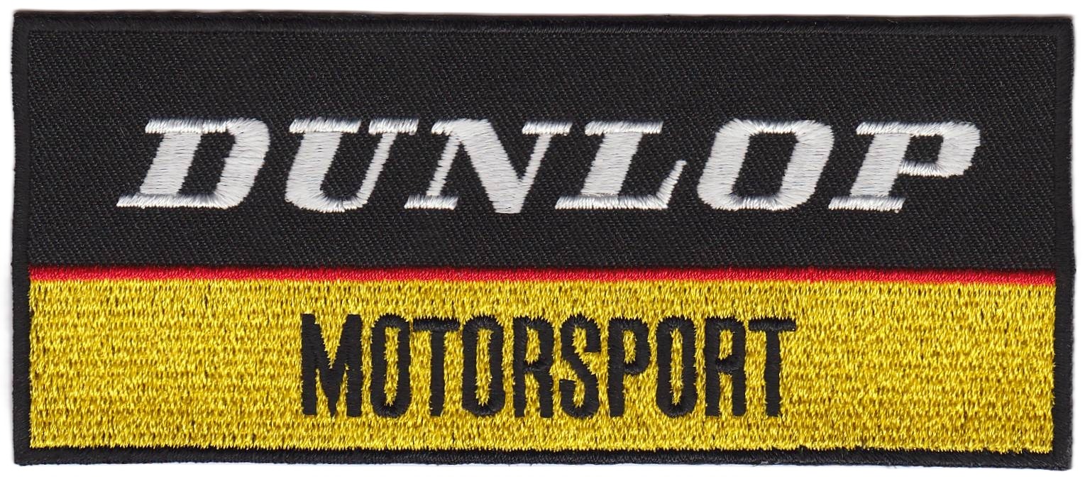 Dunlop Motorsport stoffen opstrijk patch