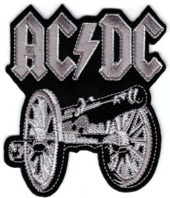ACDC Applikation zum Aufbügeln
